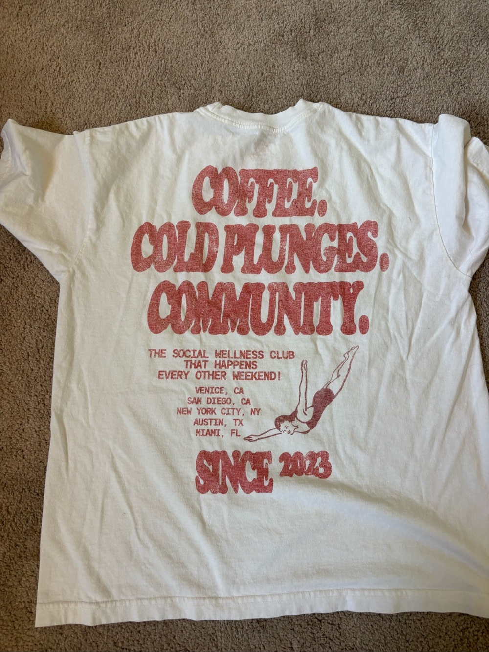 Coffee and Chill White Tee